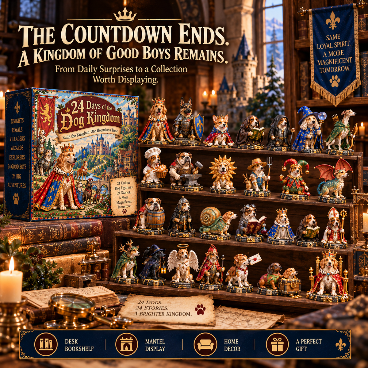 🐕🏰 24 Days of Medieval Dogs — 24 Hounds, Two Kingdoms, One Legendary Collection