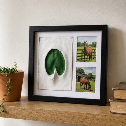🐴Horse Hoofprint Keepsake Clay Kit💛Suitable for dogs, cats, babies, and couples.🖼️