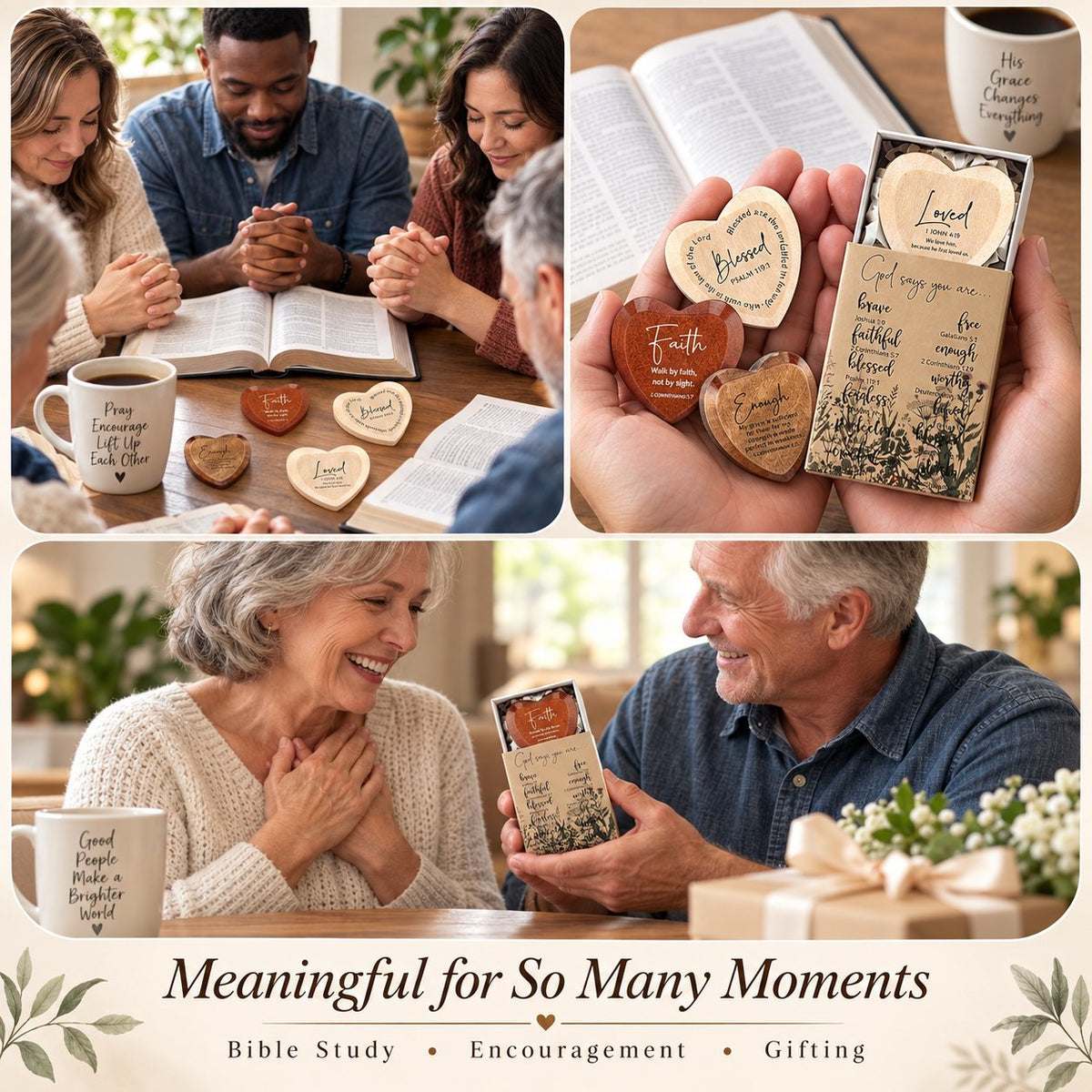 ⏳Last Day 50% OFF ✝️ Christian Pocket Heart Gift Set(Set of 12)