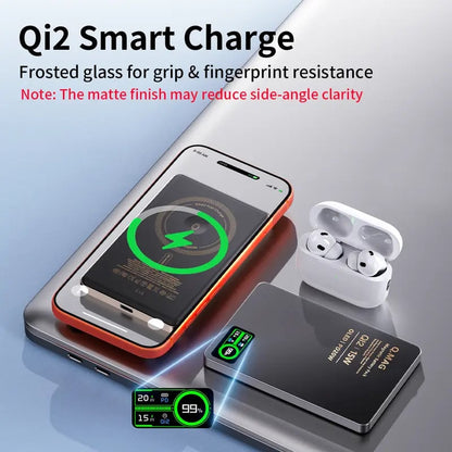 ⚡ 15W Magnetic Wireless Power Bank – Ultra-Slim 0.35" Portable Charger