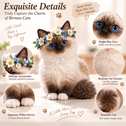 🐾 24 Days of Birman Cats — 24 Bright Blue Eyes, 24 Gentle Personalities