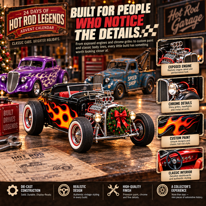 24 Days of Hot Rod Legends – A Classic Garage Christmas Collection 🏁🎄
