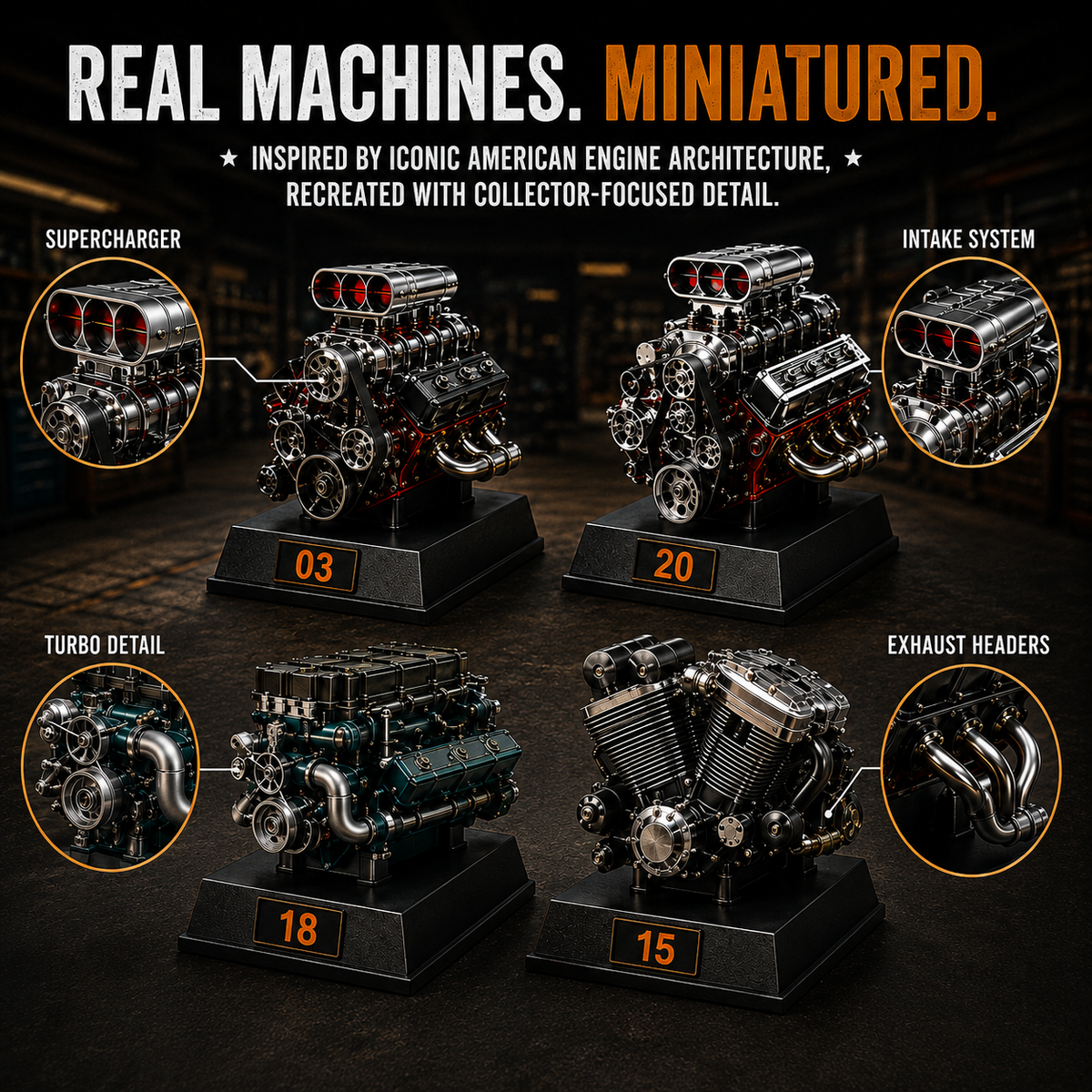 24 Days of Horsepower – American Engine Legends Advent Calendar for Car Lovers