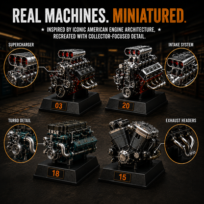 24 Days of Horsepower – American Engine Legends Advent Calendar for Car Lovers