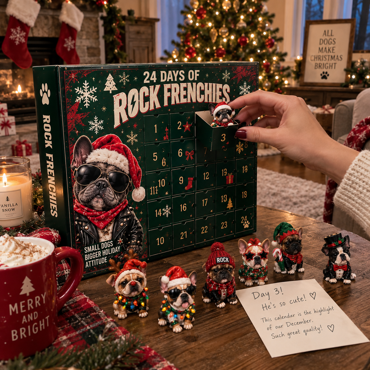 24 Days of Frenchie Personalities – Holiday Collectible Figure Collection 🐾