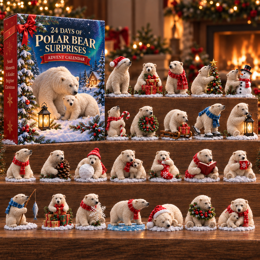 24 Days of Polar Bear Christmas – A Little Winter Moment Each Day ❄️🐻‍❄️