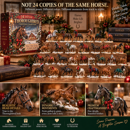 24 Days of Thoroughbred Spirit – A Christmas Collection of Speed & Grace 🐎🎄