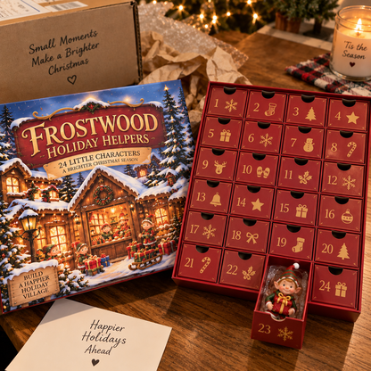 🎄 Frostwood Holiday Helpers – 24 Little Christmas Workshop Characters