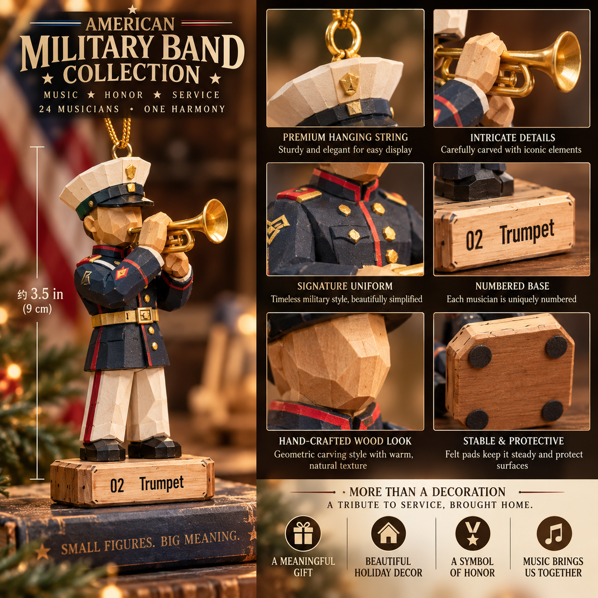🇺🇸🎺 American Service Band – 24 Musicians of Honor & Harmony