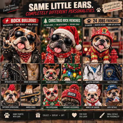 24 Days of Frenchie Personalities – Holiday Collectible Figure Collection 🐾
