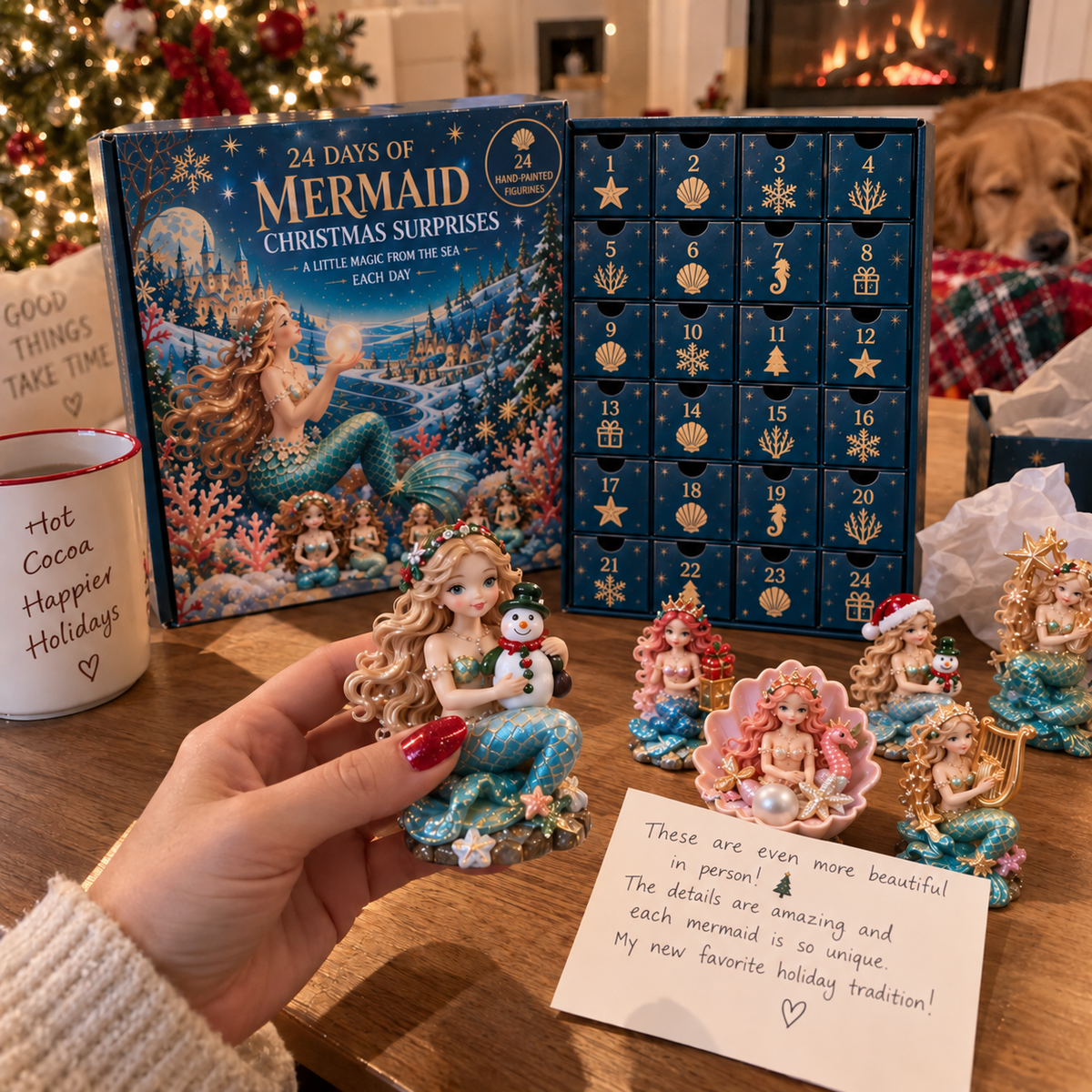 🧜‍♀️ 24 Days of Mermaid Christmas Magic – Ocean-Inspired Holiday Collection 🎄✨