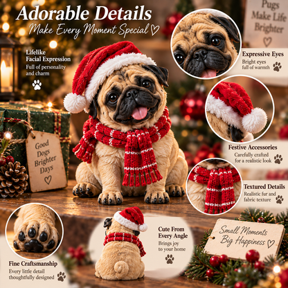🐾 24 Days of Pug Moments – 24 Unique Pug Collectible Figurines