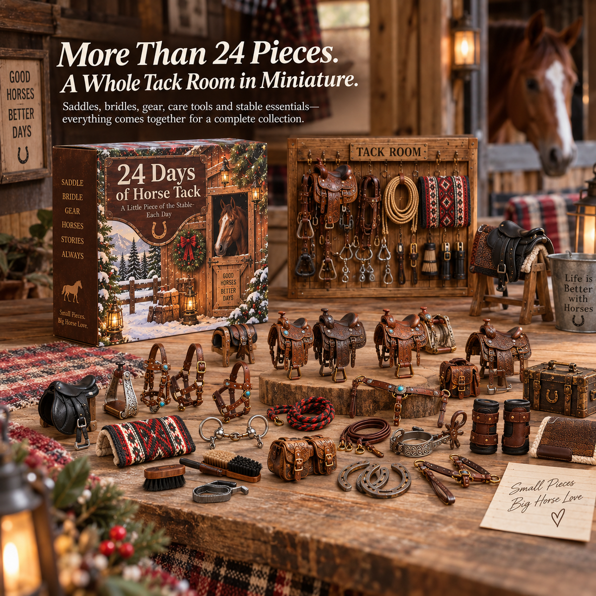 24 Days of Horse Tack – Build Your Own Miniature Tack Room 🐎