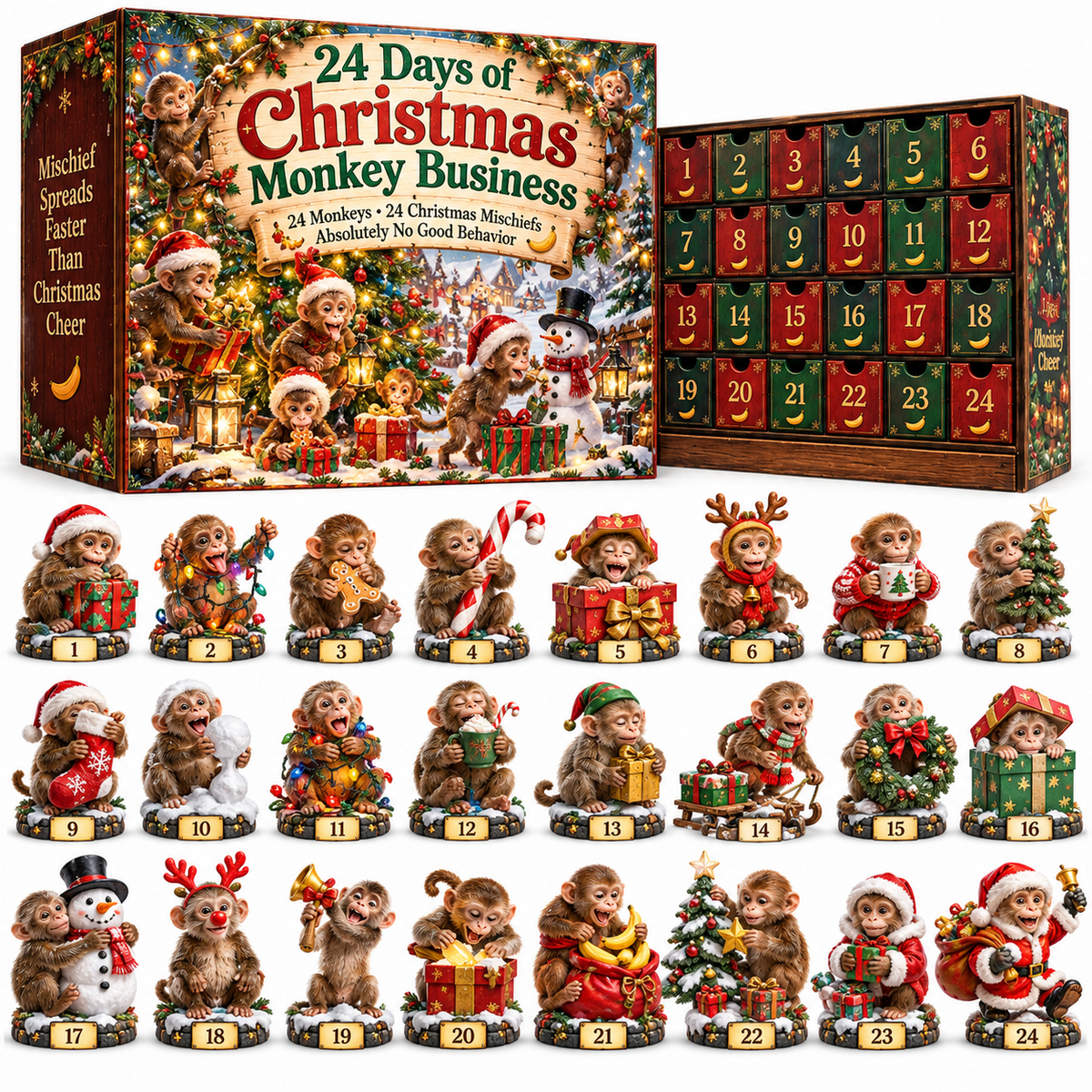 🐒 24 Days of Christmas Monkey Adventure