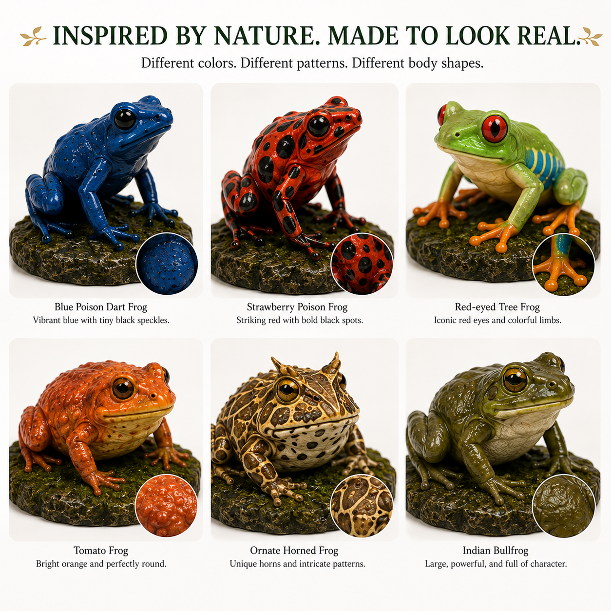Frogs of the World– 24-Day Realistic Frog Advent Calendar