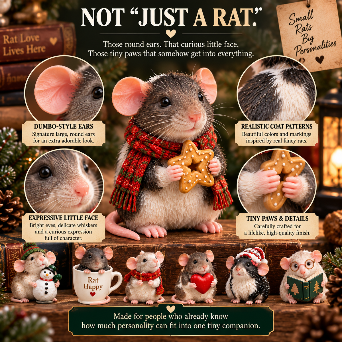 24 Days of Fancy Rats – Tiny Troublemakers, Huge Hearts 🐭❤️