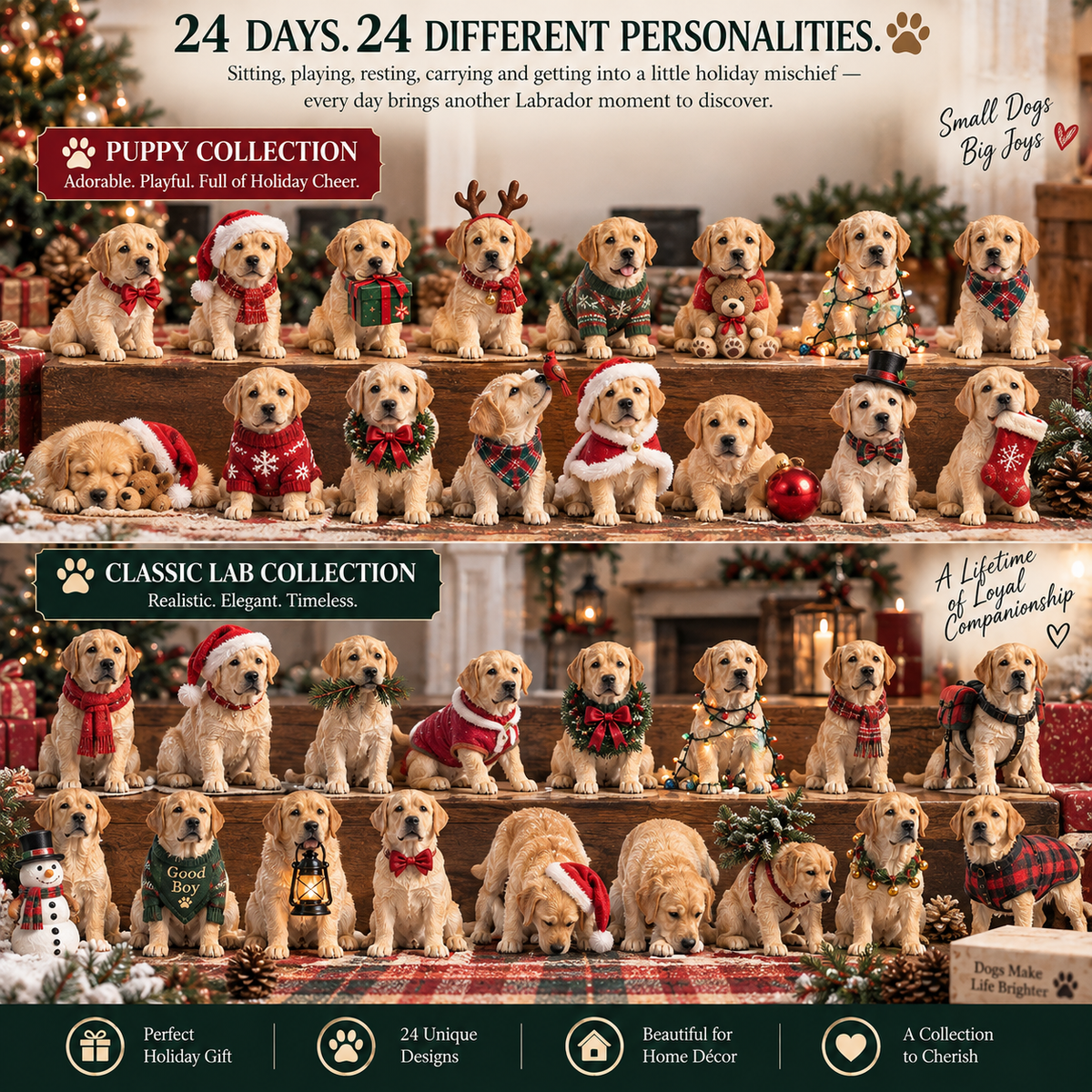 🐾24 Days of Labrador Love – Yellow Lab Holiday Collection