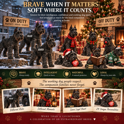 24 Days of Giant Schnauzers – Christmas Keepsake Collection 🐾🎄