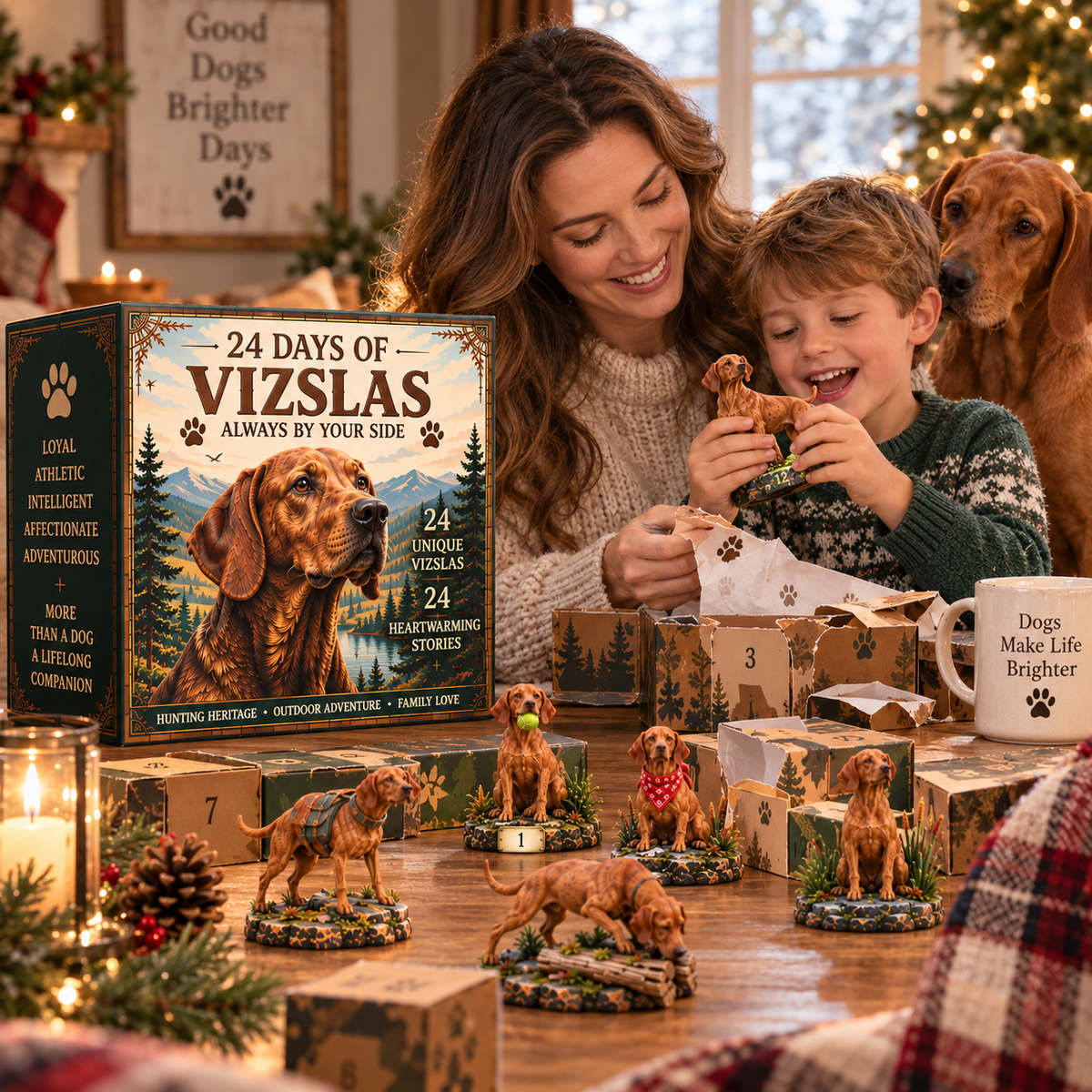 🐾 24 Days of Vizslas — Always By Your Side