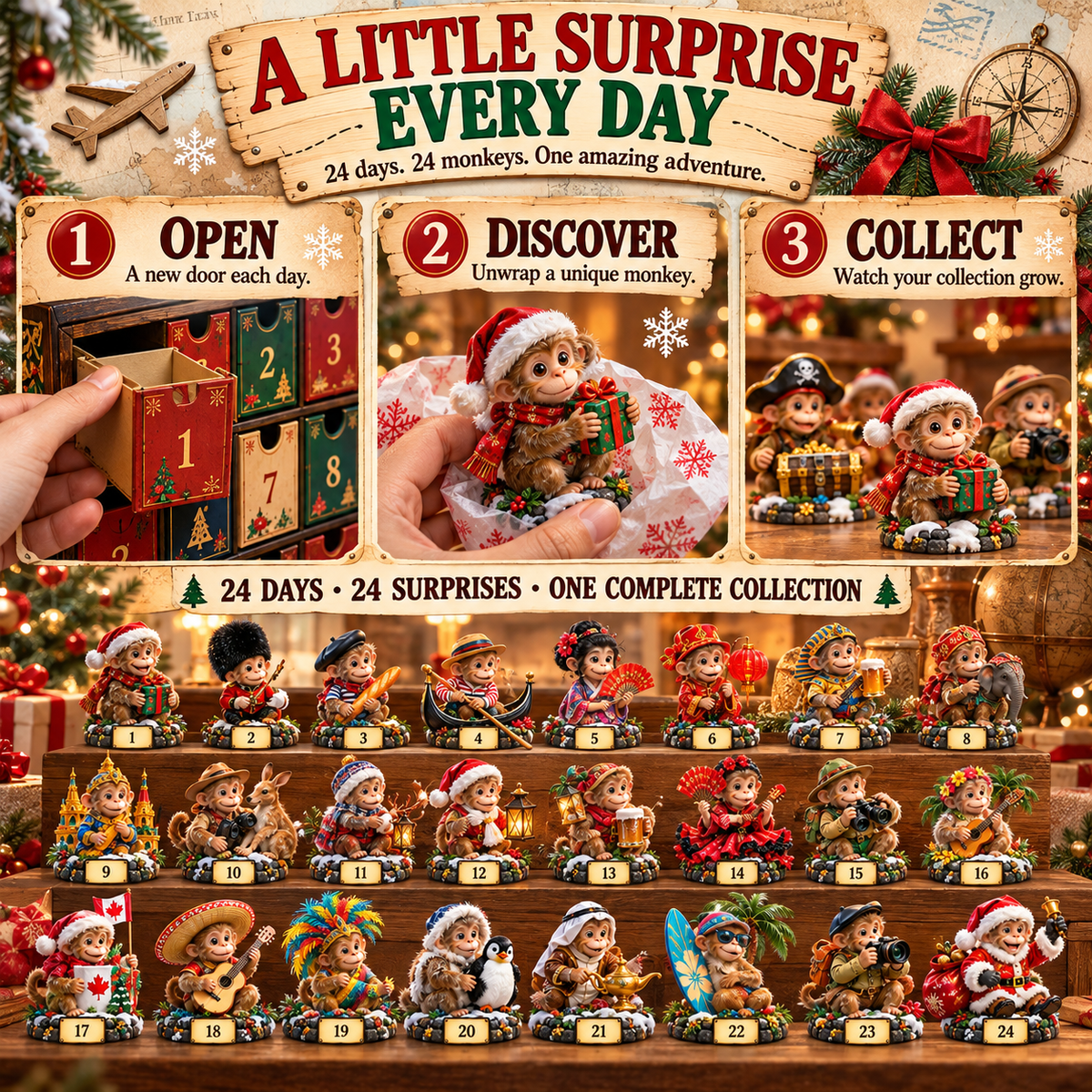 🐒 24 Days of Christmas Monkey Adventure