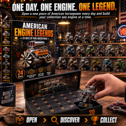 24 Days of Horsepower – American Engine Legends Advent Calendar for Car Lovers