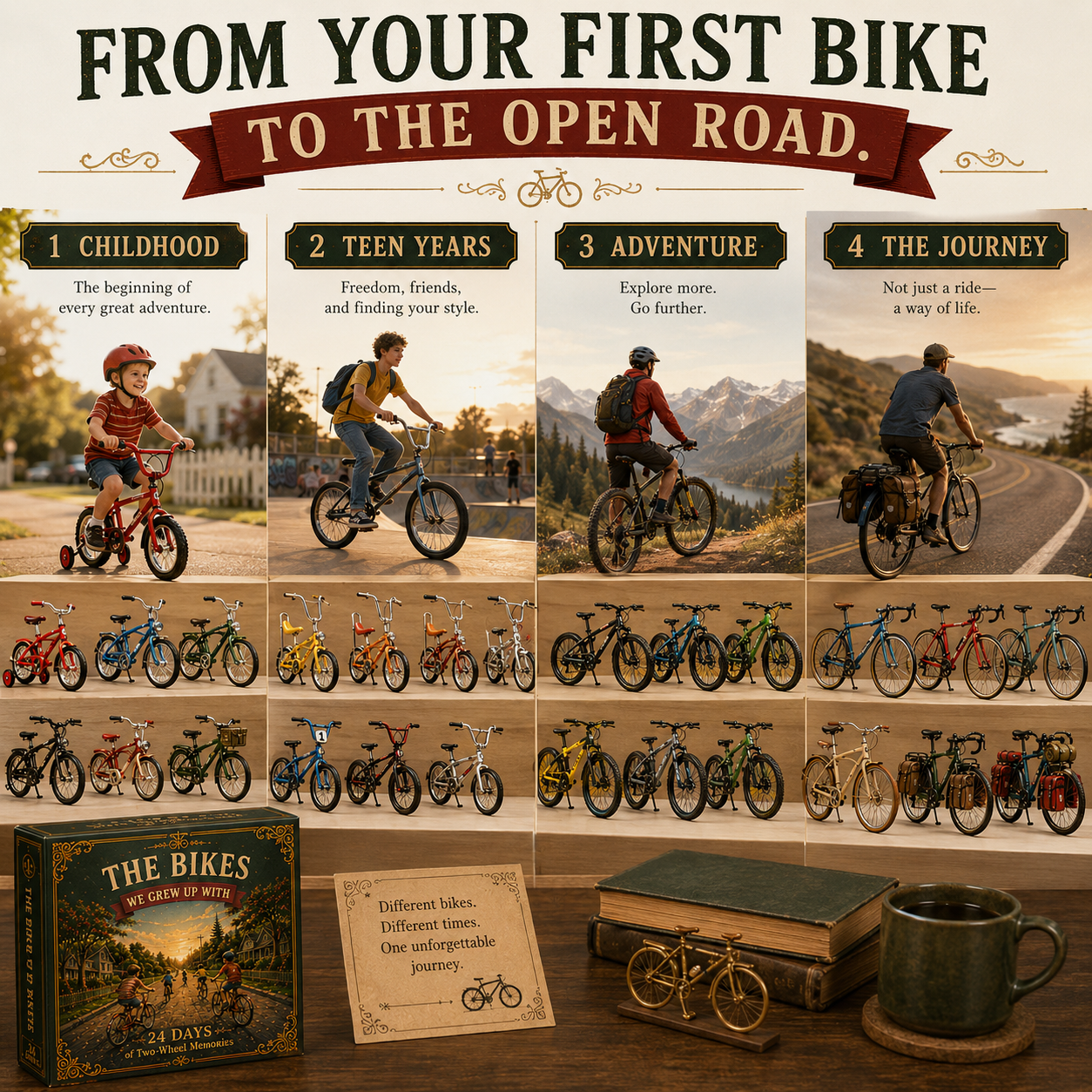 The Bikes We Grew Up With – 24-Day Vintage Bicycle Advent Calendar