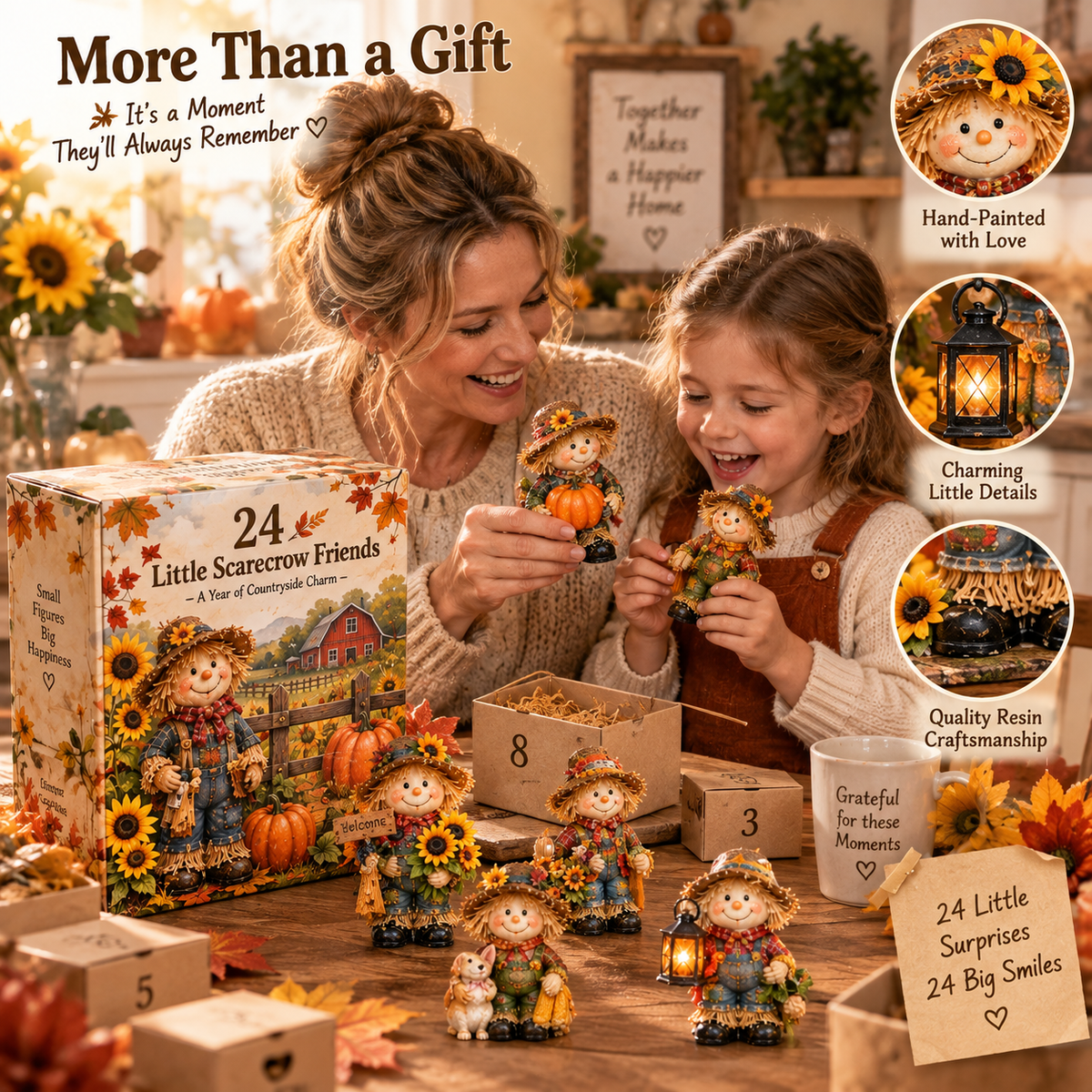 24 Little Scarecrow Friends — A Countryside Collection of Harvest, Home & Happiness 🌻