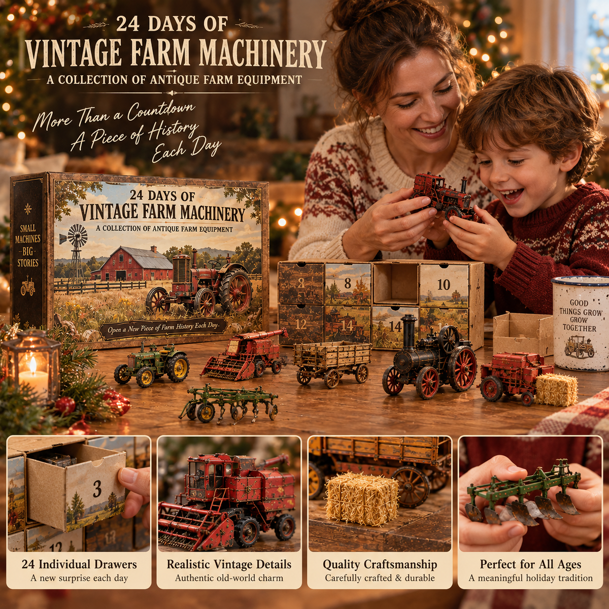 24 Days of Vintage Farm Machinery – Antique Farm Equipment Advent Calendar🚜