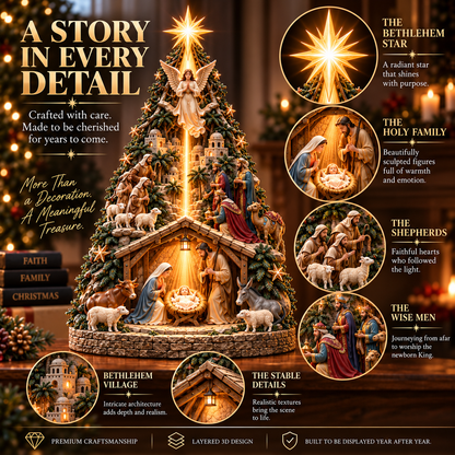 Follow the Star – Bethlehem Nativity Christmas Tree Light