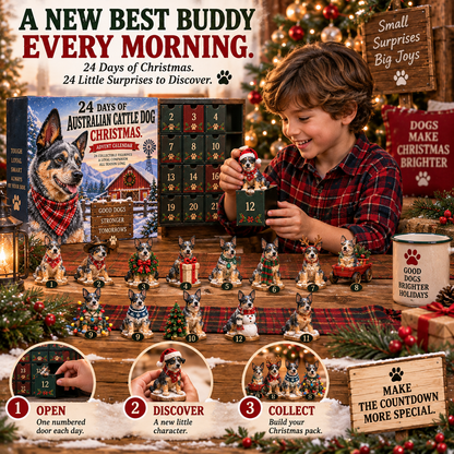 24 Days With Your Best Buddy – Blue Heeler Christmas Advent Calendar