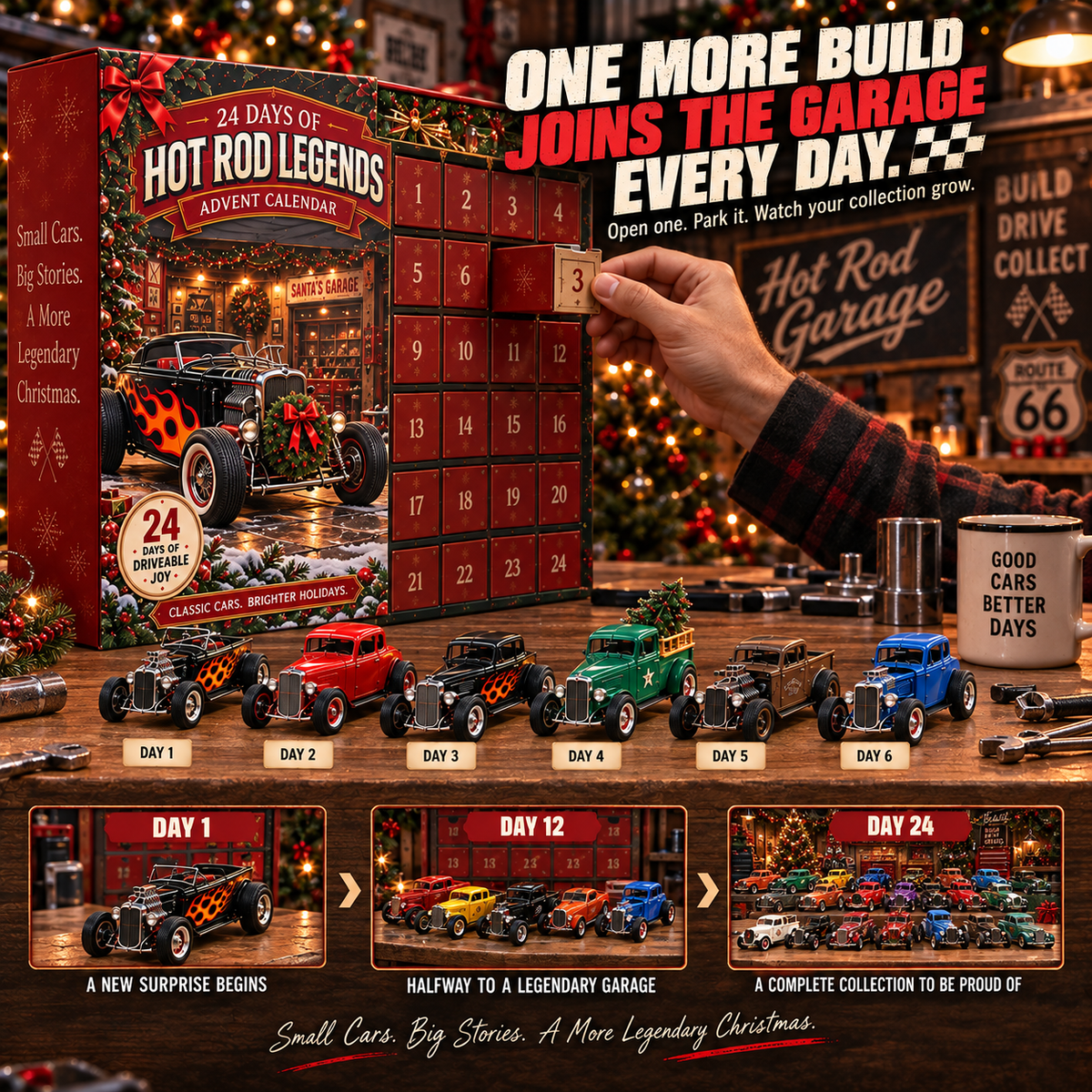 24 Days of Hot Rod Legends – A Classic Garage Christmas Collection 🏁🎄