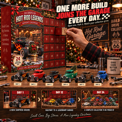 24 Days of Hot Rod Legends – A Classic Garage Christmas Collection 🏁🎄