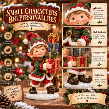🎄 Frostwood Holiday Helpers – 24 Little Christmas Workshop Characters