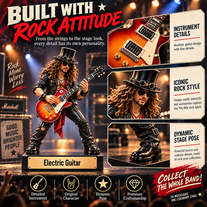 🎸 American Rock Band – 24 Icons of the Rock ’n’ Roll Stage