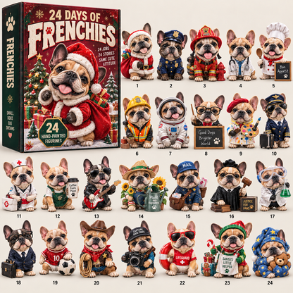 24 Days of Frenchie Personalities – Holiday Collectible Figure Collection 🐾