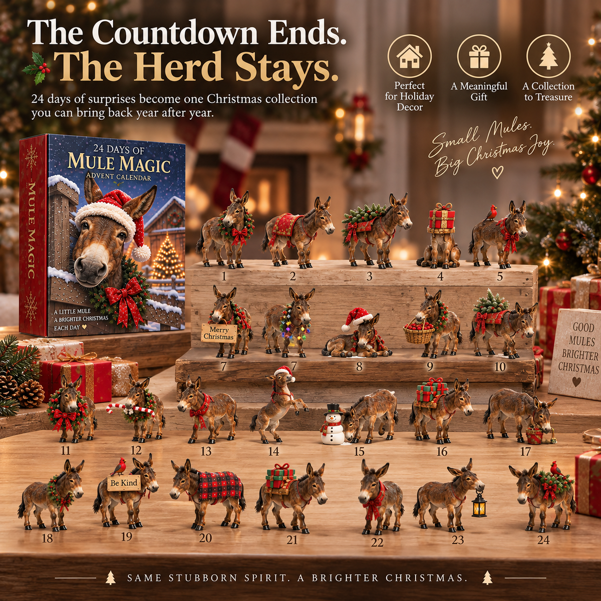 24 Days of Mule Magic – Christmas Advent Calendar 🫏🎄