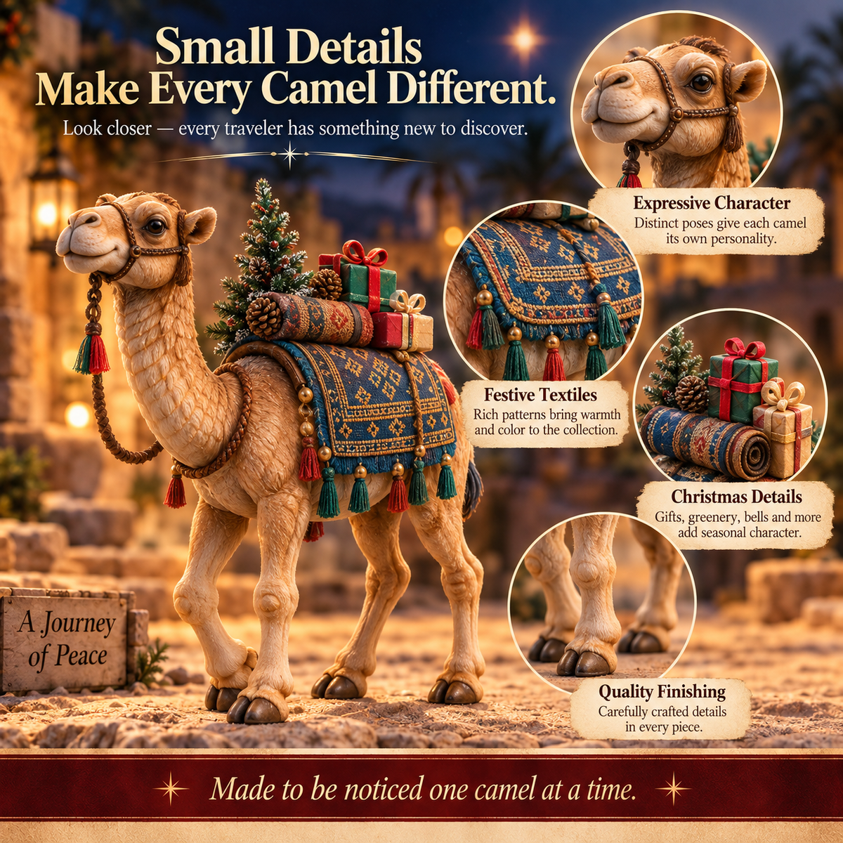 🐪 Build Your Christmas Caravan — 24 Days of Christmas Camels
