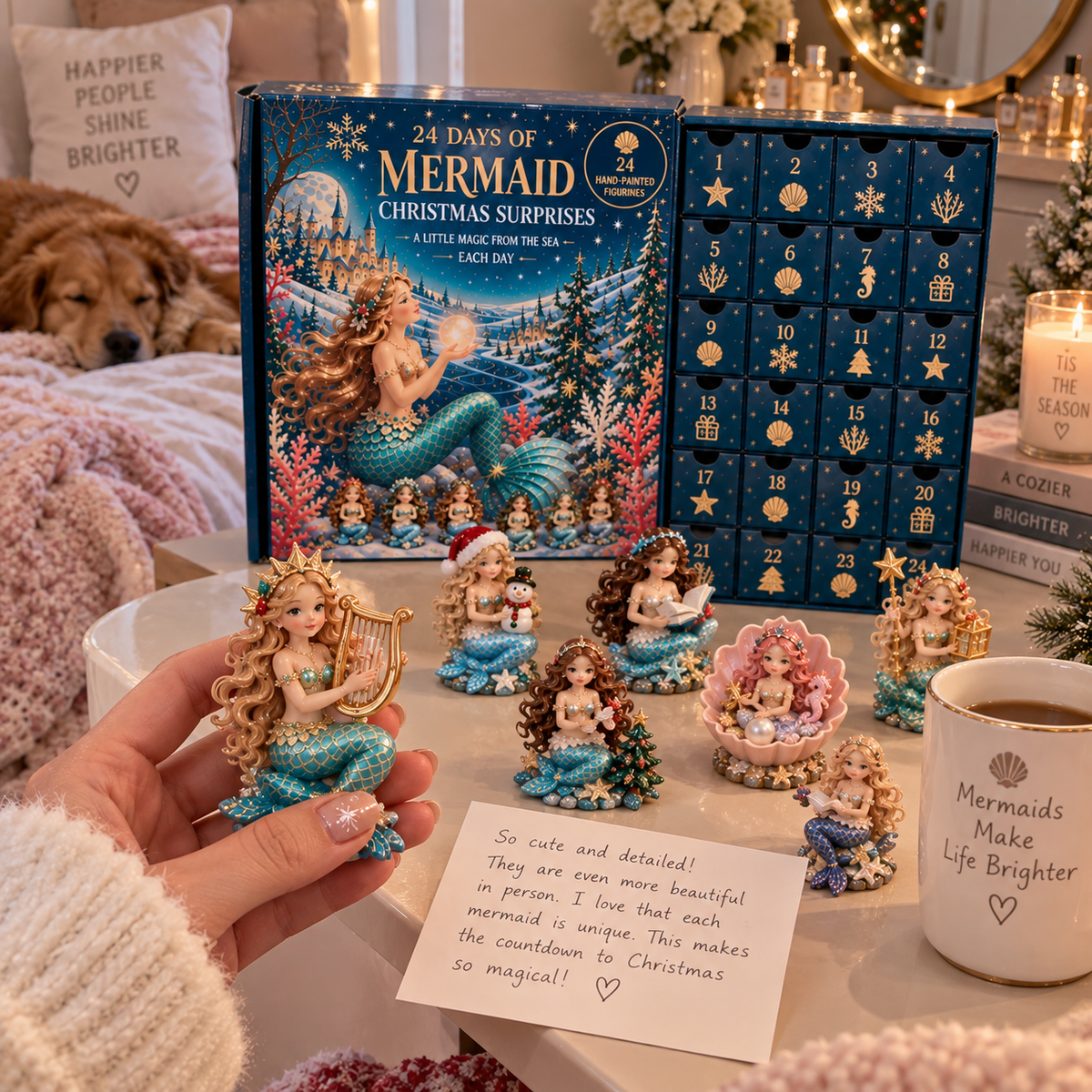 🧜‍♀️ 24 Days of Mermaid Christmas Magic – Ocean-Inspired Holiday Collection 🎄✨