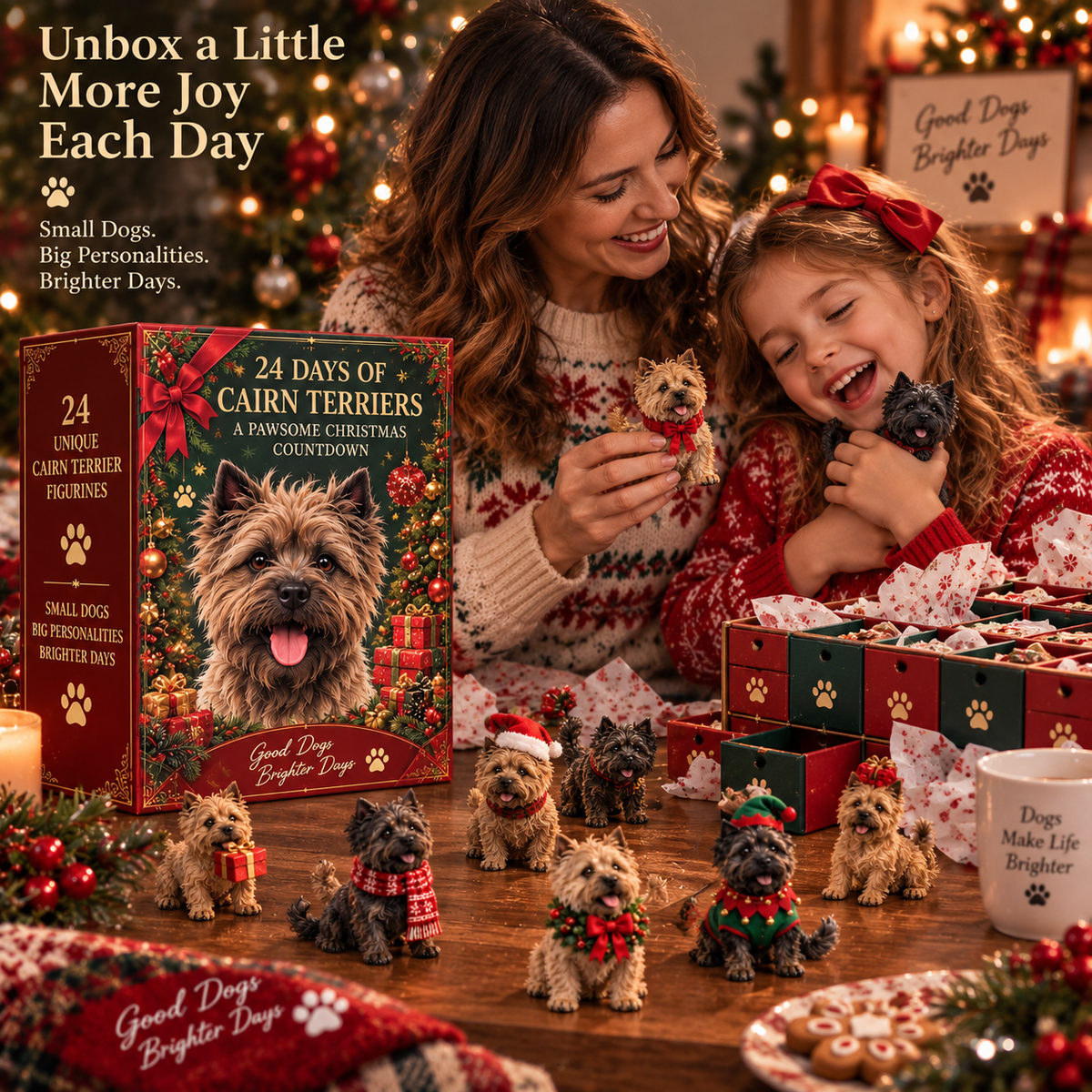 🐾 24 Days of Cairn Terrier Joy — 24 Little Personalities to Discover