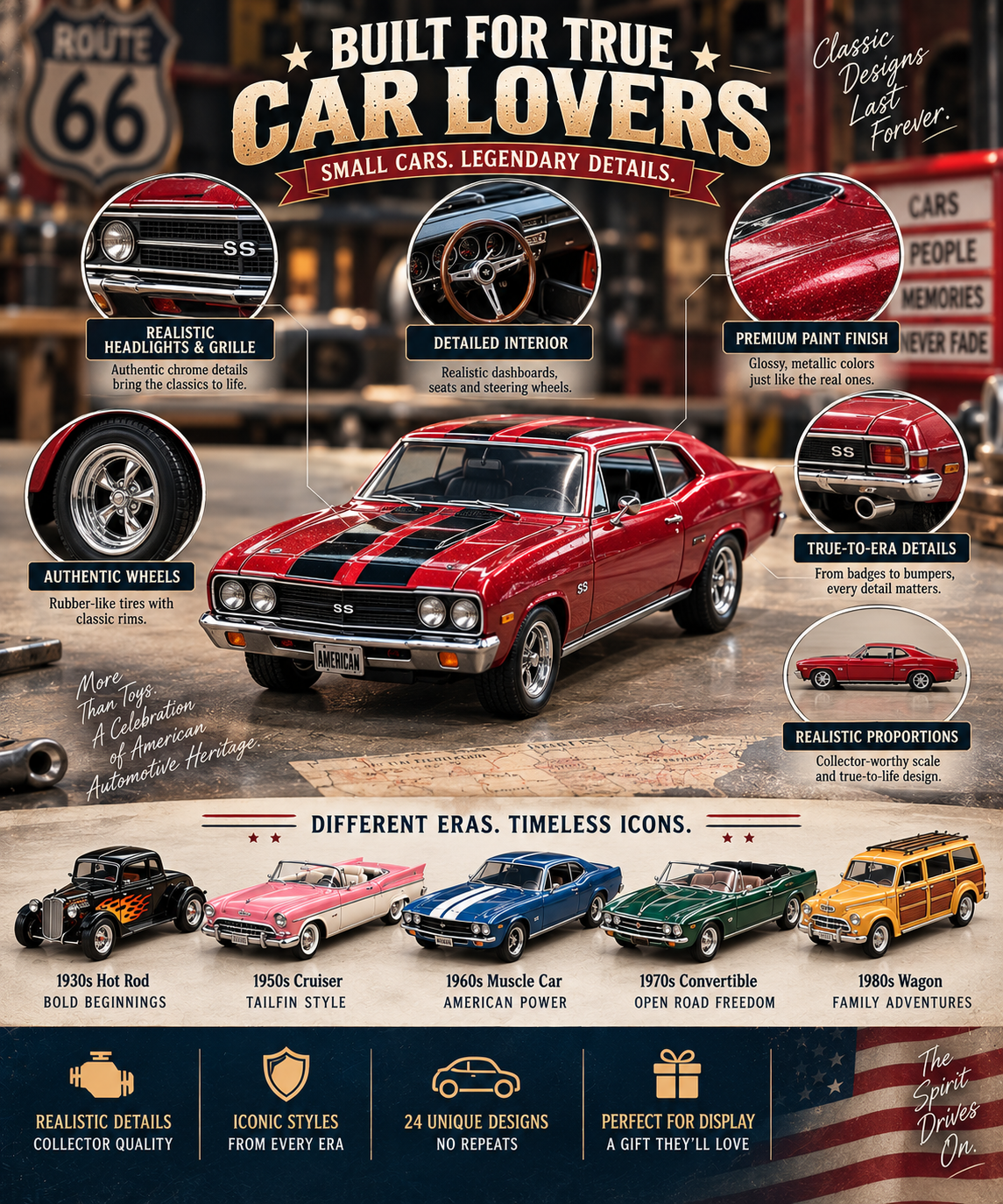 🏁 24 Days of American Motors – 24 Unique Classic Car Collectibles 🚗