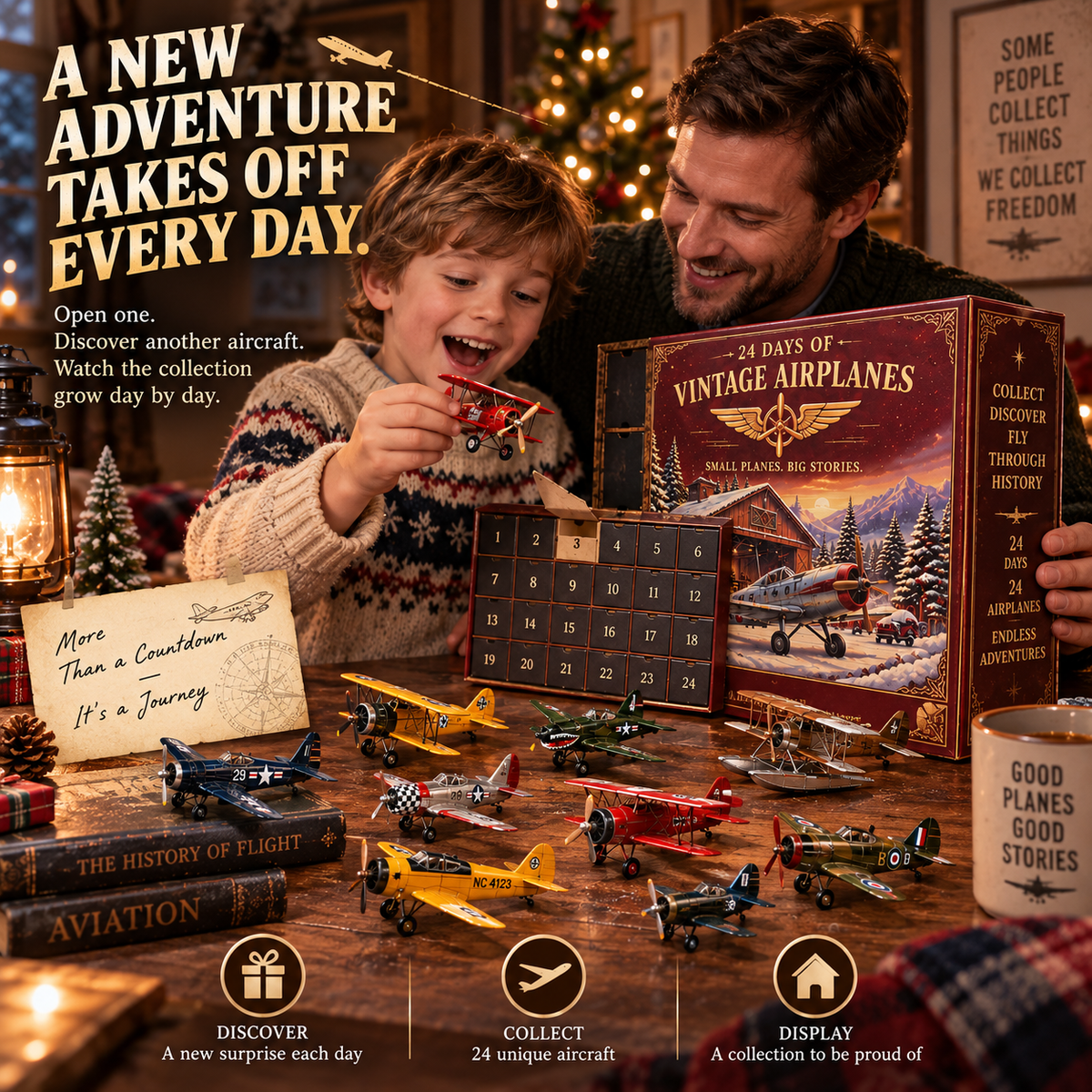24 Days of Vintage Airplanes — A Journey Through Aviation History ✈️