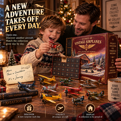 24 Days of Vintage Airplanes — A Journey Through Aviation History ✈️
