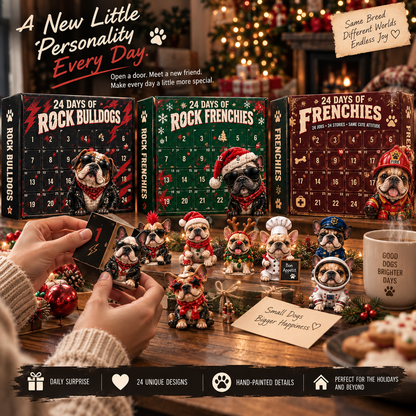 24 Days of Frenchie Personalities – Holiday Collectible Figure Collection 🐾