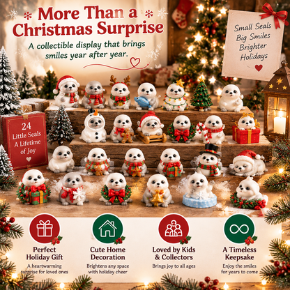 24 Days of Seal-y Christmas – Seal Advent Calendar with 24 Cute Holiday Collectible Characters