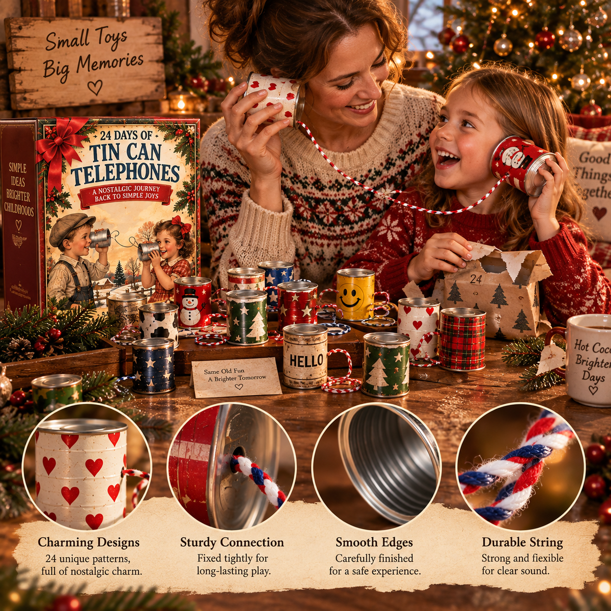 24 Days of Tin Can Telephones — A Christmas Countdown Back to Simple Joys