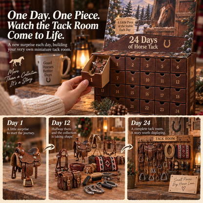 24 Days of Horse Tack – Build Your Own Miniature Tack Room 🐎
