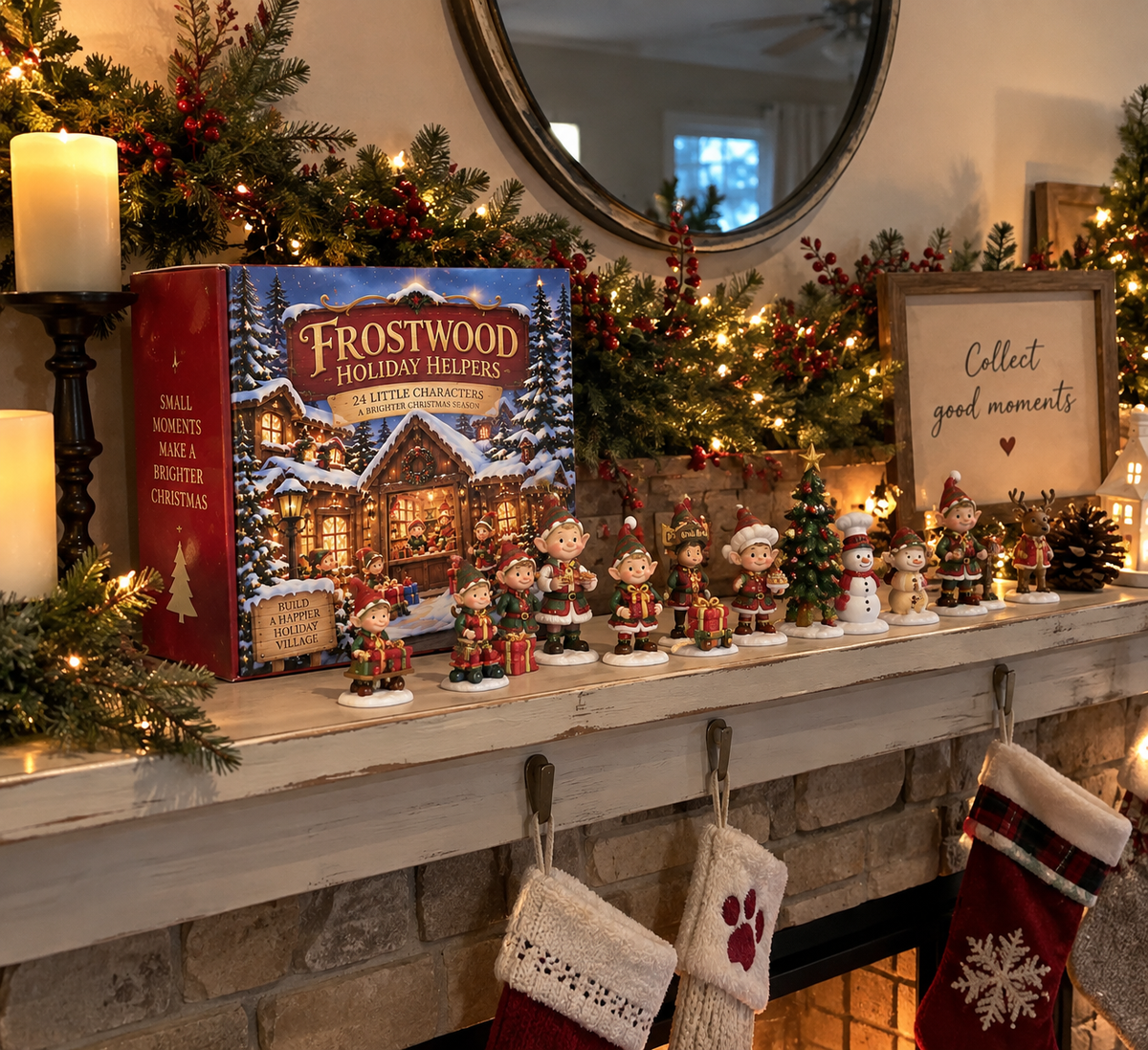🎄 Frostwood Holiday Helpers – 24 Little Christmas Workshop Characters