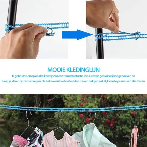 🔥 Limited-Time Deal: Adjustable Windproof Clothesline for Indoor & Outdoor Use