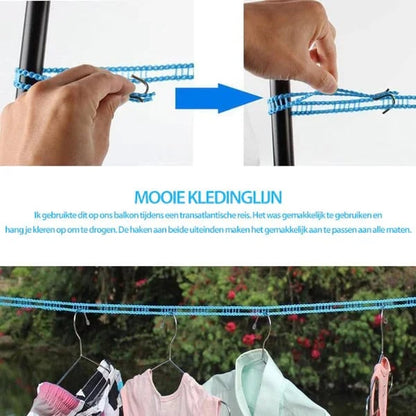 🔥 Limited-Time Deal: Adjustable Windproof Clothesline for Indoor & Outdoor Use