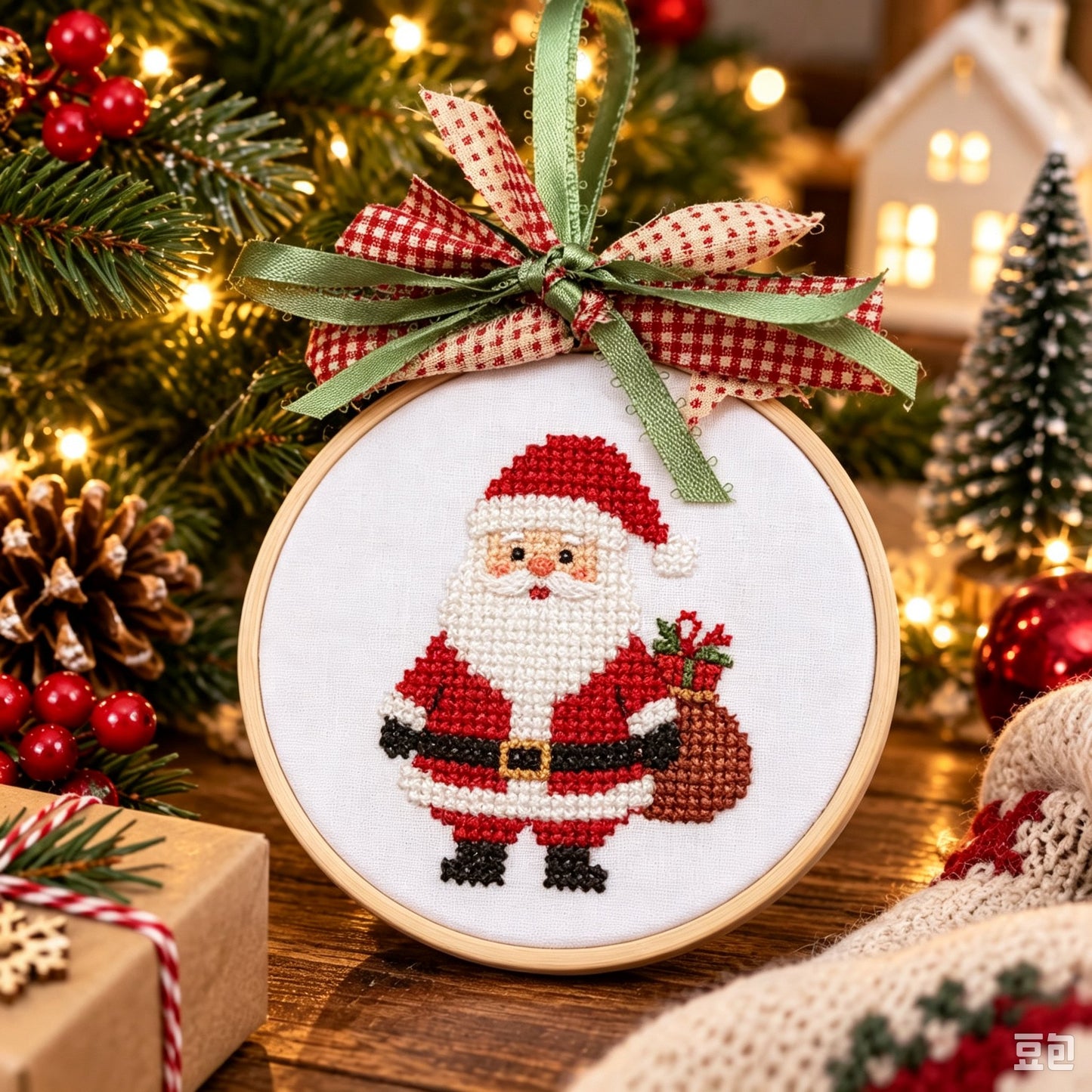 🎁LAST DAY 49% OFF-🎄Complete Christmas Embroidery Ornament DIY Kit